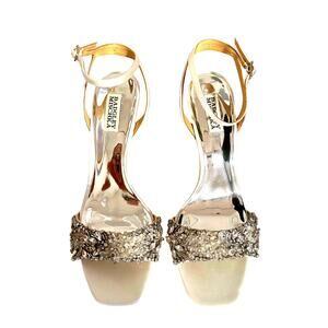 Vintage Badgley Mischka Galia Embellished Sandal - Size 9.5